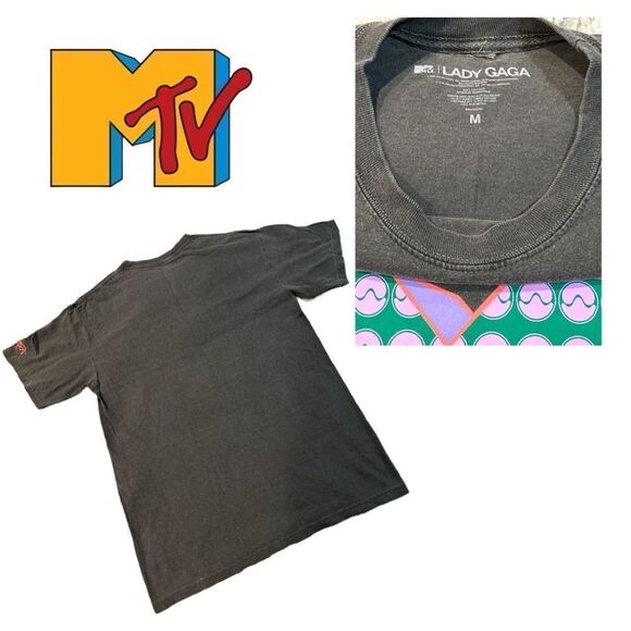 MTV Lady Gaga LIMITED EDITION Chromatic Short Sleeve‎ T-Shirt - Size M - Picture 3 of 3